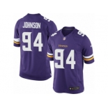 Men's Nike Minnesota Vikings #94 Jaleel Johnson Limited Purple Team Color NFL Jersey