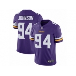 Men's Nike Minnesota Vikings #94 Jaleel Johnson Vapor Untouchable Limited Purple Team Color NFL Jersey