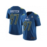 Men's Nike Minnesota Vikings #97 Everson Griffen Limited Blue 2017 Pro Bowl NFL Jersey