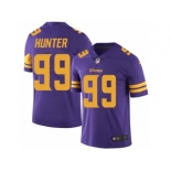 Men's Nike Minnesota Vikings #99 Danielle Hunter Limited Purple Rush NFL Jersey