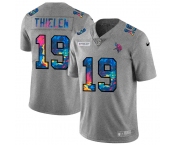 Minnesota Vikings #19 Adam Thielen Men's Nike Multi-Color 2020 NFL Crucial Catch NFL Jersey Greyheather