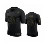 Minnesota Vikings #30 C.J. Ham Black 2020 Salute to Service Limited Jersey