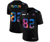 Minnesota Vikings #82 Kyle Rudolph Men's Nike Multi-Color Black 2020 NFL Crucial Catch Vapor Untouchable Limited Jersey