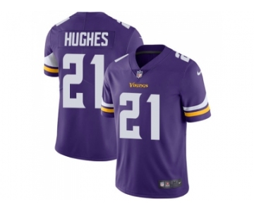 Nike Minnesota Vikings #21 Mike Hughes Purple Team Color Men Stitched NFL Vapor Untouchable Limited Jersey