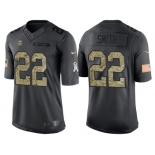 Nike Minnesota Vikings #22 Harrison Smith Men's Stitched Black NFL Salute to Service Limited Jerseys