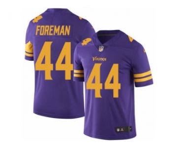 Nike Minnesota Vikings #44 Chuck Foreman Purple Men's Stitched NFL Limited Rush Jersey