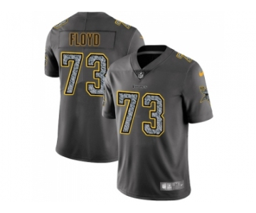 Nike Minnesota Vikings #73 Sharrif Floyd Gray Static Men NFL Vapor Untouchable Limited Jersey