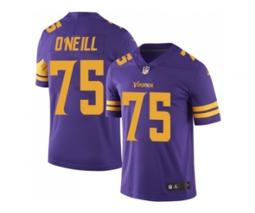 Nike Minnesota Vikings #75 Brian ONeill Purple Men Stitched NFL Limited Rush Jersey