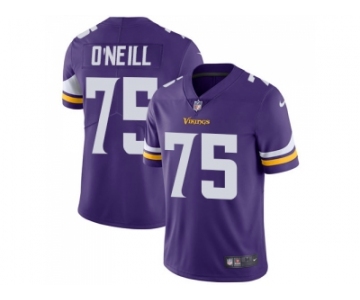 Nike Minnesota Vikings #75 Brian ONeill Purple Team Color Men Stitched NFL Vapor Untouchable Limited Jersey