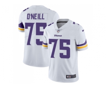 Nike Minnesota Vikings #75 Brian ONeill White Men Stitched NFL Vapor Untouchable Limited Jersey