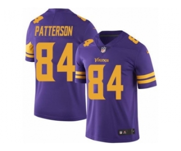 Nike Minnesota Vikings #84 Cordarrelle Patterson Purple Men's Stitched NFL Limited Rush Jersey