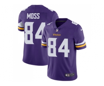 Nike Minnesota Vikings #84 Randy Moss Purple Team Color Men Stitched NFL Vapor Untouchable Limited Jersey