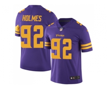 Nike Minnesota Vikings #92 Jalyn Holmes Purple Men Stitched NFL Limited Rush Jersey