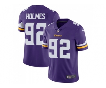 Nike Minnesota Vikings #92 Jalyn Holmes Purple Team Color Men Stitched NFL Vapor Untouchable Limited Jersey