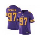 Nike Minnesota Vikings #97 Everson Griffen Purple Men's Stitched NFL Limited Rush Jersey