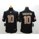 nike nfl jerseys minnesota vikings #10 tarkenton black[salute to service limited]