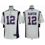 nike nfl jerseys minnesota vikings #12 harvin white[nike limited]