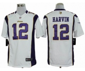 nike nfl jerseys minnesota vikings #12 harvin white[nike limited]