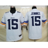 nike nfl jerseys minnesota vikings #15 jennings white[new nike limited]