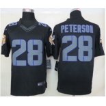 nike nfl jerseys minnesota vikings #28 peterson black[new nike impact limited]