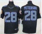 nike nfl jerseys minnesota vikings #28 peterson black[new nike impact limited]