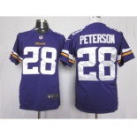 nike nfl jerseys minnesota vikings #28 peterson purple[new nike limited]