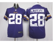 nike nfl jerseys minnesota vikings #28 peterson purple[new nike limited]