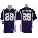 nike nfl jerseys minnesota vikings #28 peterson purple[nike limited]