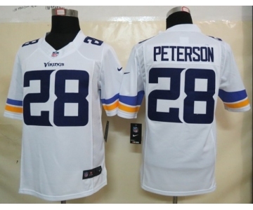 nike nfl jerseys minnesota vikings #28 peterson white[new nike limited]