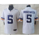 nike nfl jerseys minnesota vikings #5 bridgewater white[nike limited][bridgewater]