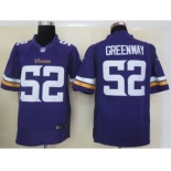 nike nfl jerseys minnesota vikings #52 greenway purple[new nike limited]