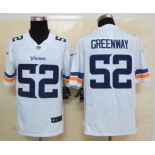 nike nfl jerseys minnesota vikings #52 greenway white[new nike limited]