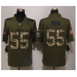 nike nfl jerseys minnesota vikings #55 barr army green[nike Limited Salute To Service]