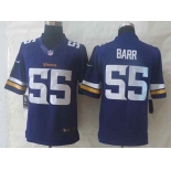 nike nfl jerseys minnesota vikings #55 barr purple[nike limited]