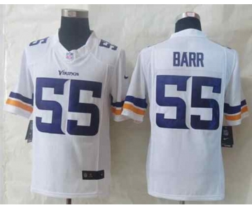 nike nfl jerseys minnesota vikings #55 barr white[nike limited]