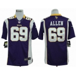 nike nfl jerseys minnesota vikings #69 allen purple[nike limited]