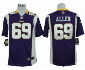 nike nfl jerseys minnesota vikings #69 allen purple[nike limited]