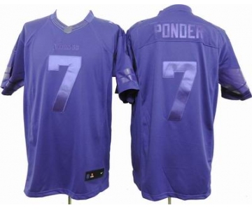 nike nfl jerseys minnesota vikings #7 christian ponder purple[drenched limited]