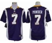 nike nfl jerseys minnesota vikings #7 christian ponder purple[nike limited]