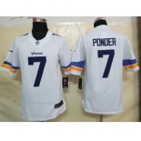 nike nfl jerseys minnesota vikings #7 christian ponder white[new nike limited]