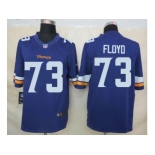 nike nfl jerseys minnesota vikings #73 floyd purple[nike limited]