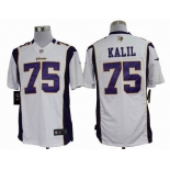 nike nfl jerseys minnesota vikings #75 kalil white[nike limited]