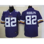 nike nfl jerseys minnesota vikings #82 rudolph purple[new nike limited][rudolph]