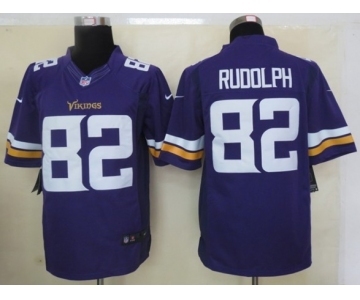 nike nfl jerseys minnesota vikings #82 rudolph purple[new nike limited][rudolph]