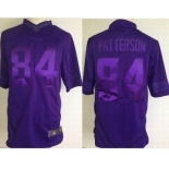 nike nfl jerseys minnesota vikings #84 cordarrelle patterson purple[drenched limited]