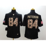 nike nfl jerseys minnesota vikings #84 patterson black[salute to service limited]