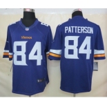 nike nfl jerseys minnesota vikings #84 patterson purple[new nike limited]