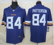 nike nfl jerseys minnesota vikings #84 patterson purple[new nike limited]