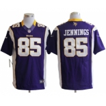 nike nfl jerseys minnesota vikings #85 jennings purple[nike limited]