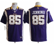 nike nfl jerseys minnesota vikings #85 jennings purple[nike limited]